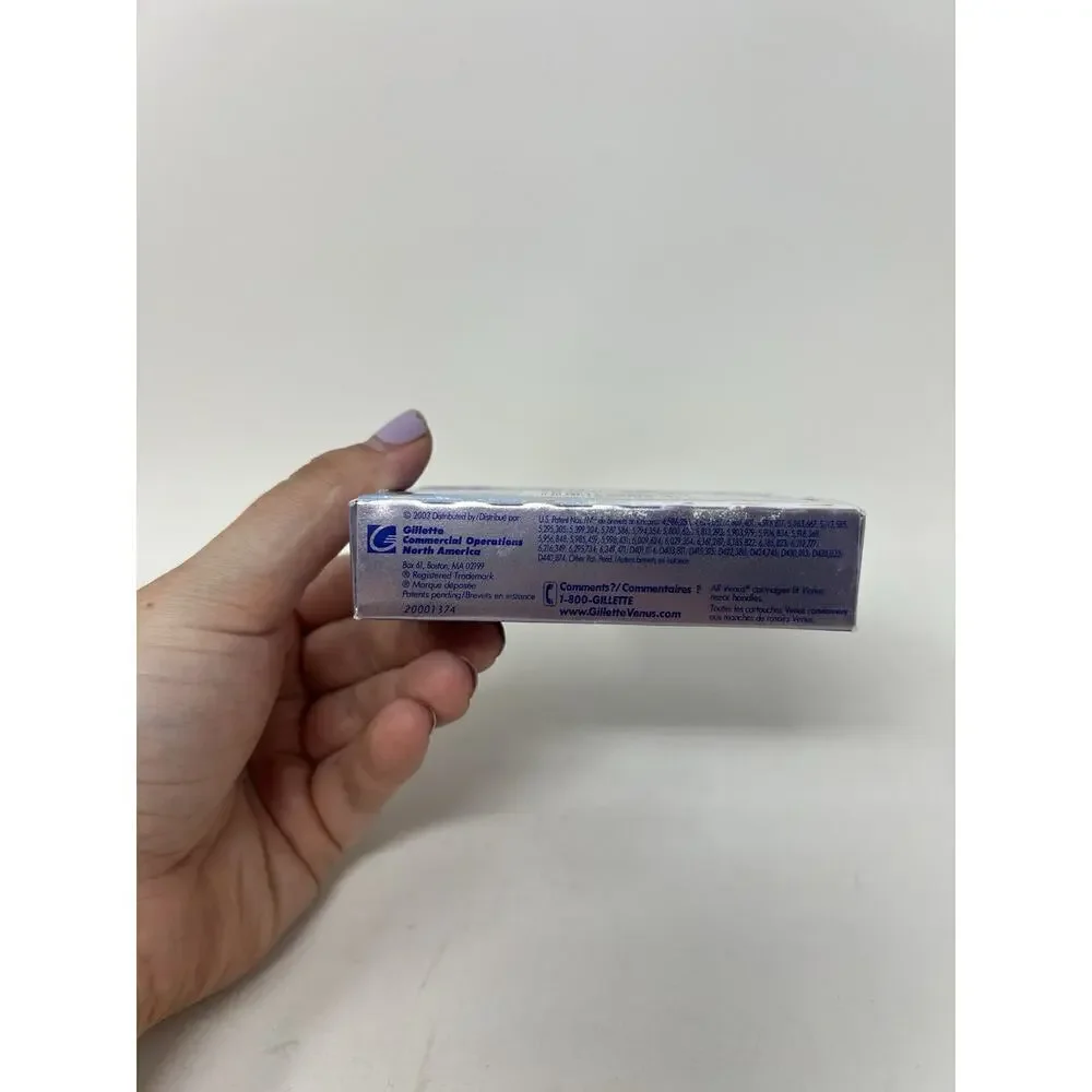 4 Pack of Gillette Venus Divine Cartridge Refills For Razor Blades NEW Rare 2003